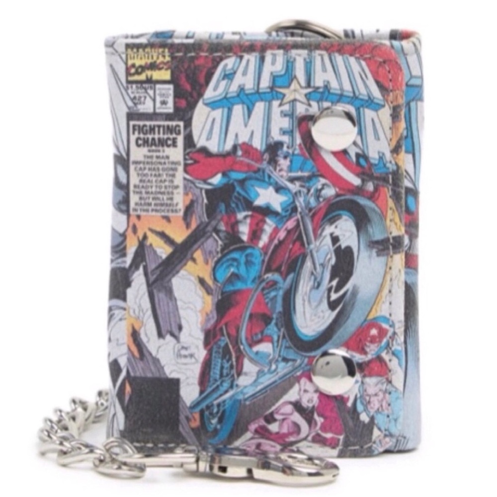 Marvel Captain America Ride Chain Wallet (NWT) - Picture 3 of 8